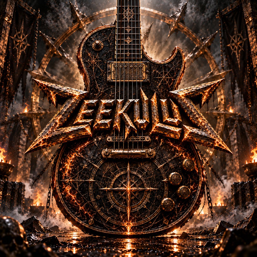 Zeekulus guitar artwork